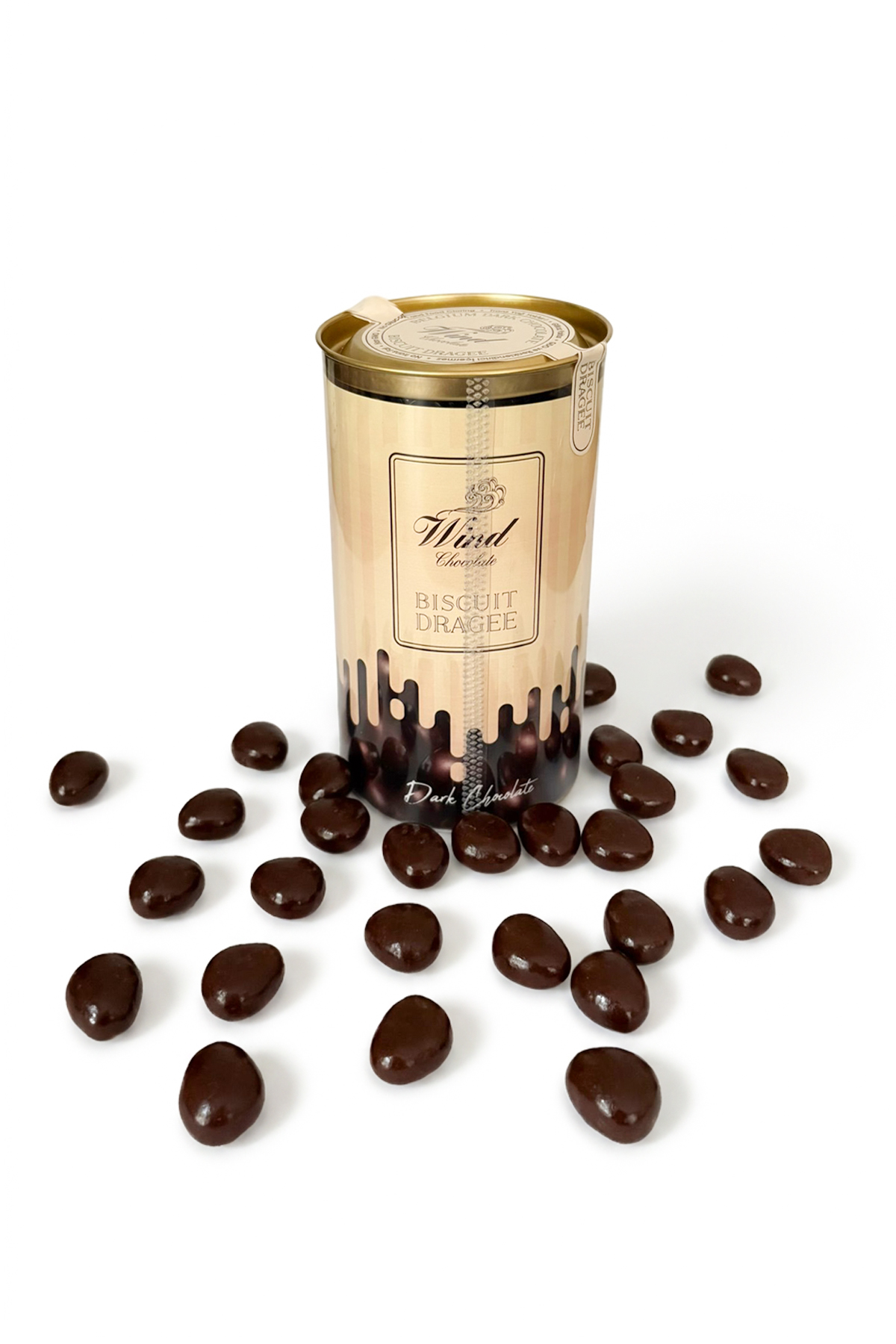 Bitter Belçika Çikolatası ile Kaplı Bisküvi Draje 500 Gr.