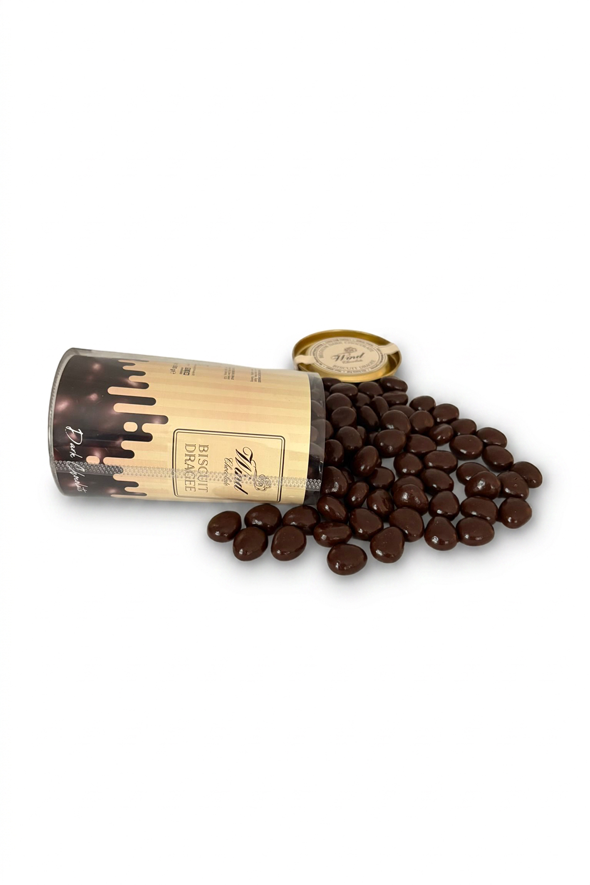 Bitter Belçika Çikolatası ile Kaplı Bisküvi Draje 500 Gr. - 3