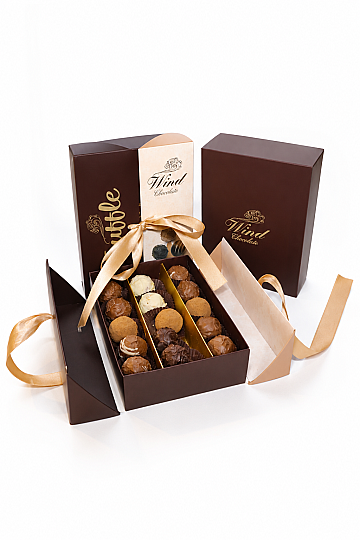 Hediyelik Truf Kutu Çikolata 225 Gr.