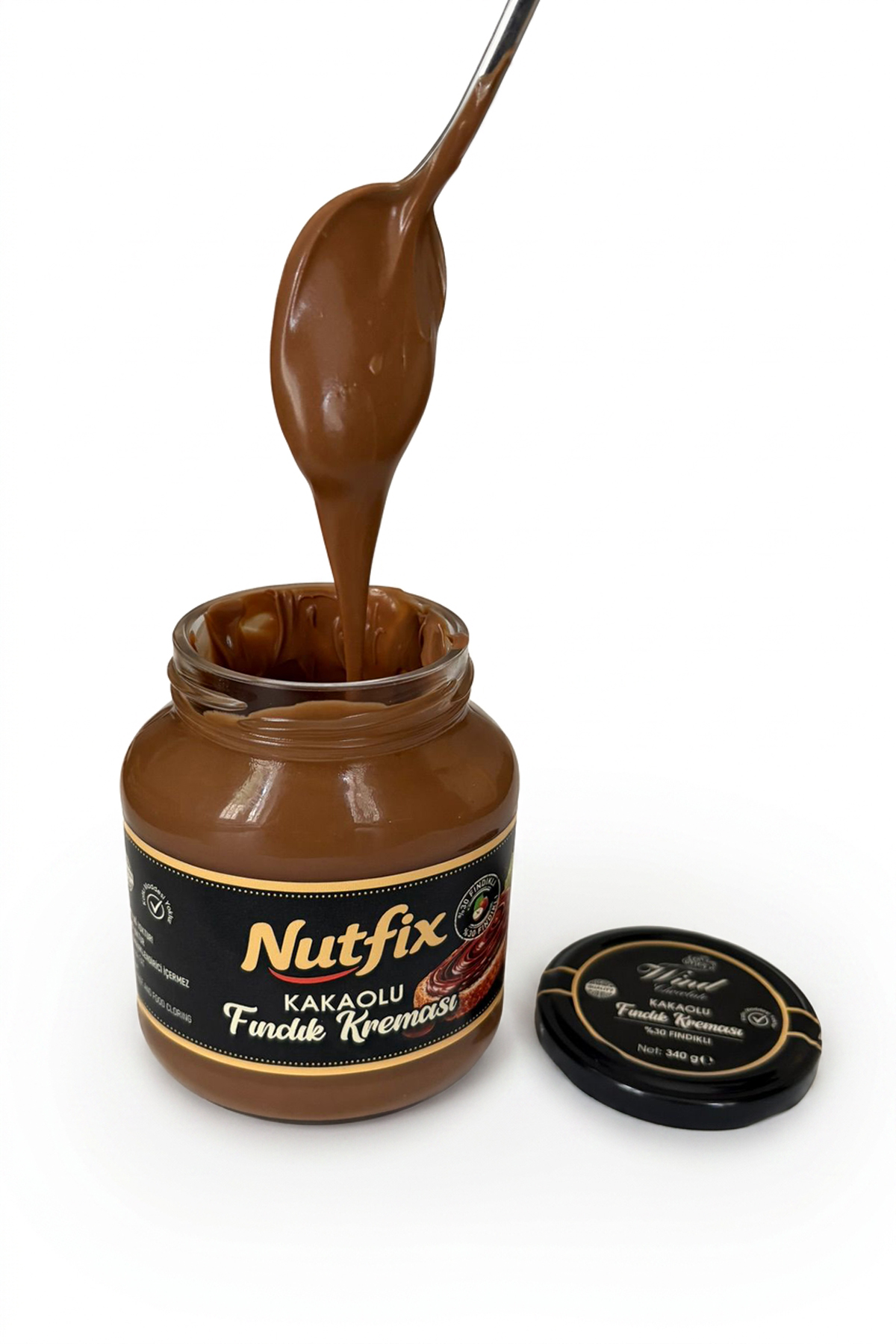 Nutfix Kakaolu %30 Fındık Kreması 340 Gr. - 2