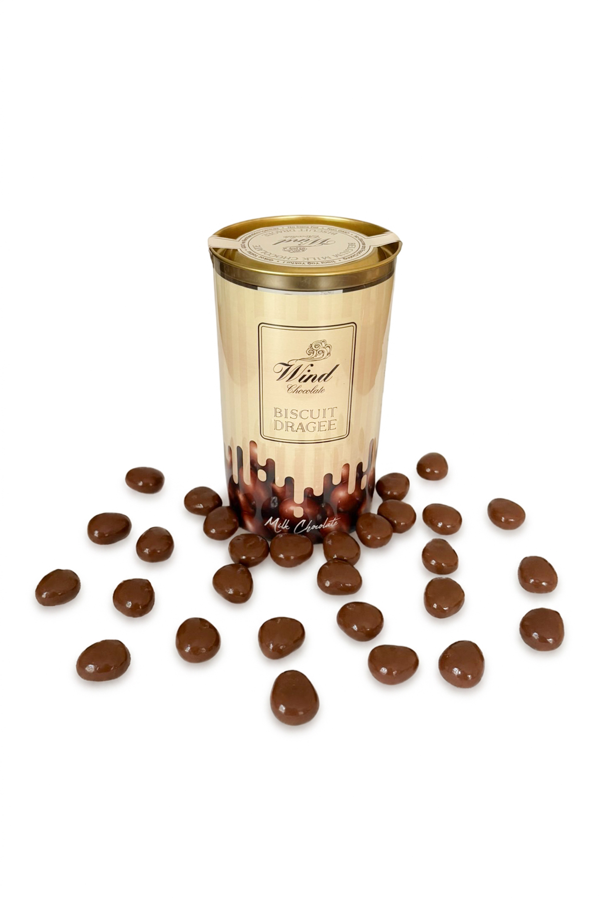Sütlü Belçika Çikolatası ile Kaplı Bisküvi Draje 500 Gr.