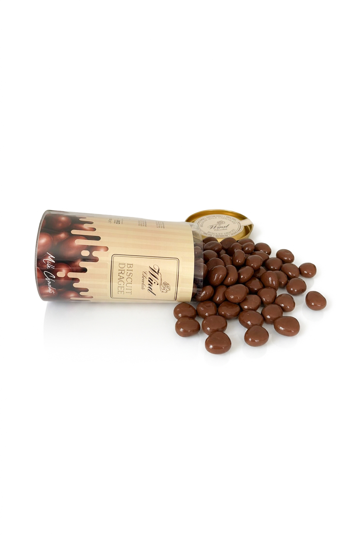 Sütlü Belçika Çikolatası ile Kaplı Bisküvi Draje 500 Gr. - 3